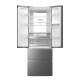 REFRIGERATORS FREESTANDING  HFW7720EWMP (200x70 / E / INOX / FNF / ΒΡΥΣΑΚΙ / MULTIDOOR / Wi-Fi)